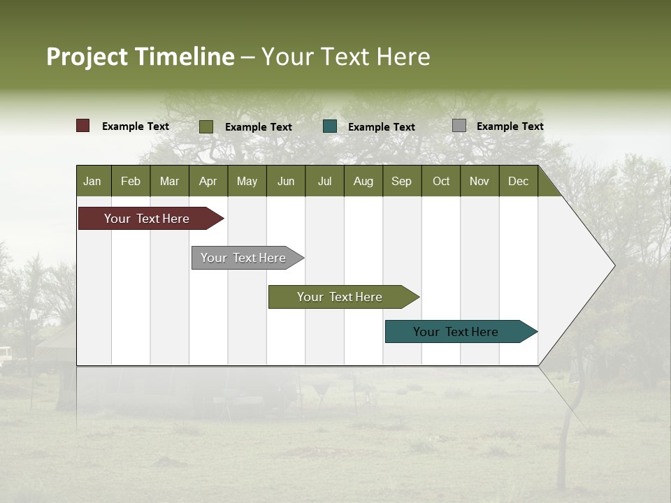 Trees Adventure Arid Climate PowerPoint Template