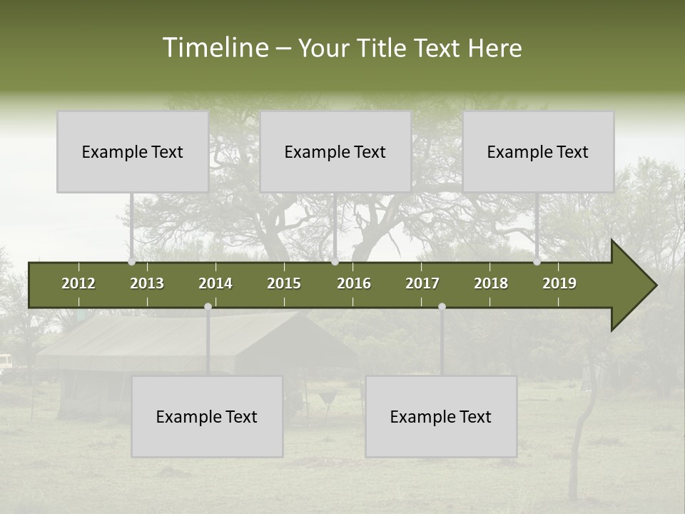Trees Adventure Arid Climate PowerPoint Template