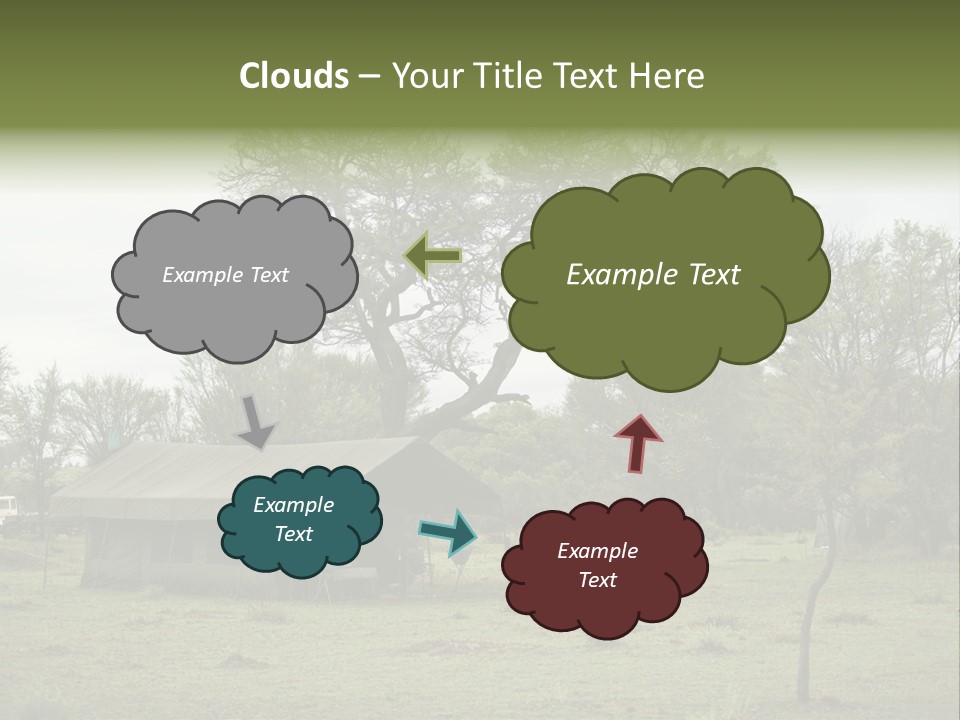 Trees Adventure Arid Climate PowerPoint Template