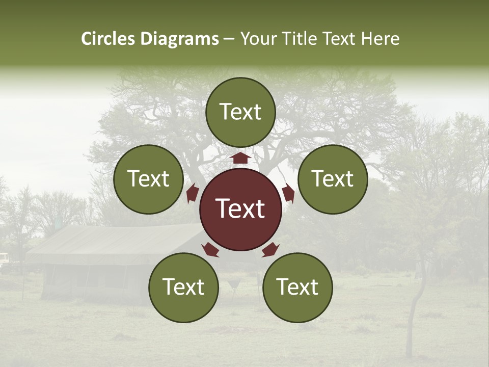 Trees Adventure Arid Climate PowerPoint Template
