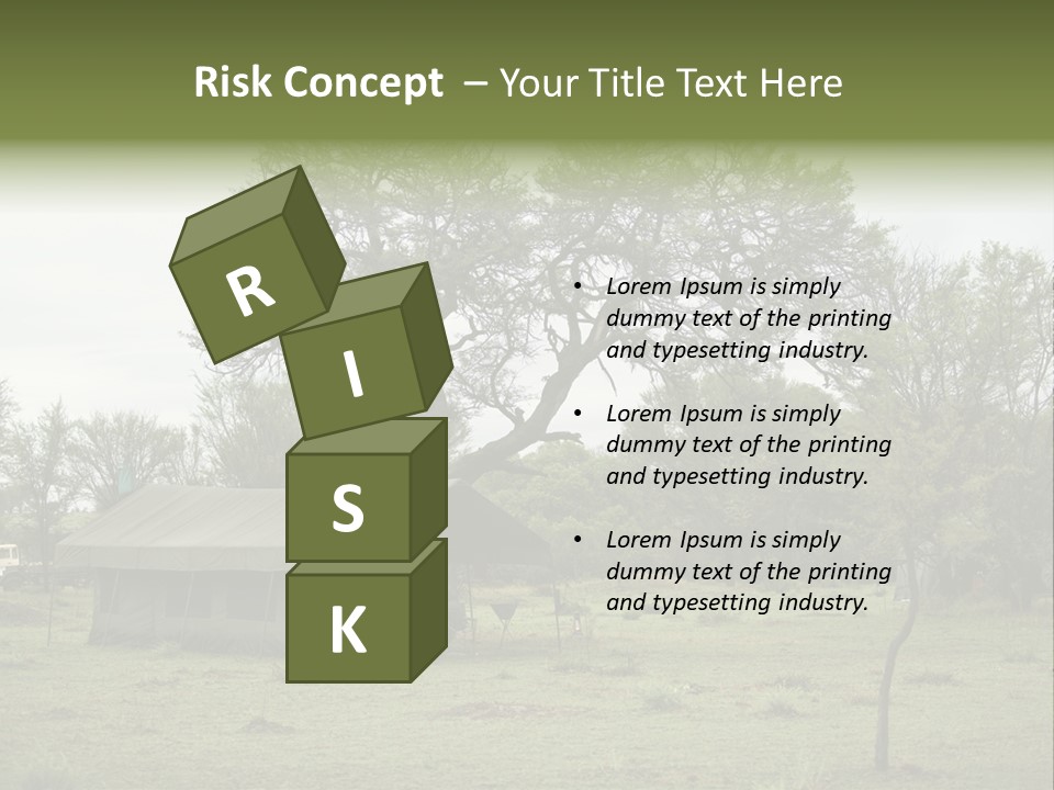 Trees Adventure Arid Climate PowerPoint Template