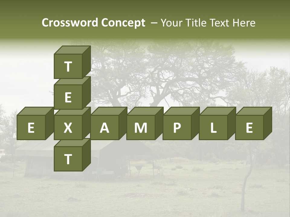 Trees Adventure Arid Climate PowerPoint Template