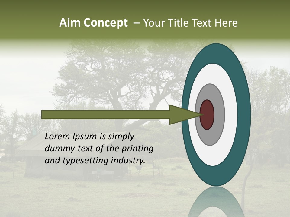 Trees Adventure Arid Climate PowerPoint Template