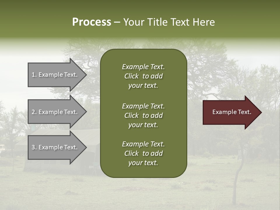 Trees Adventure Arid Climate PowerPoint Template