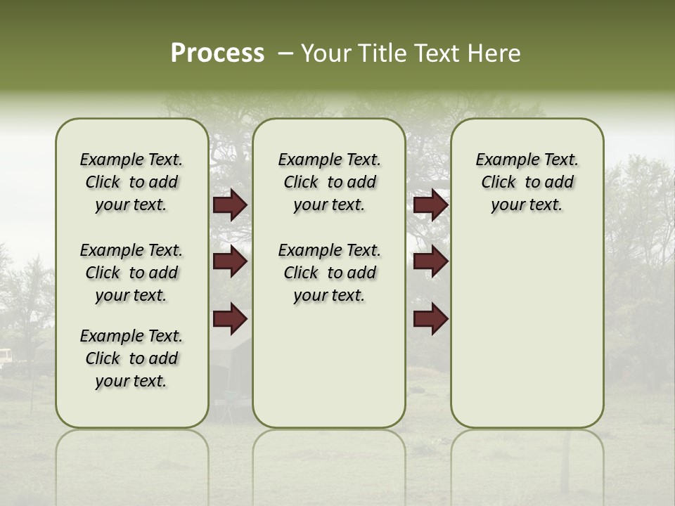 Trees Adventure Arid Climate PowerPoint Template