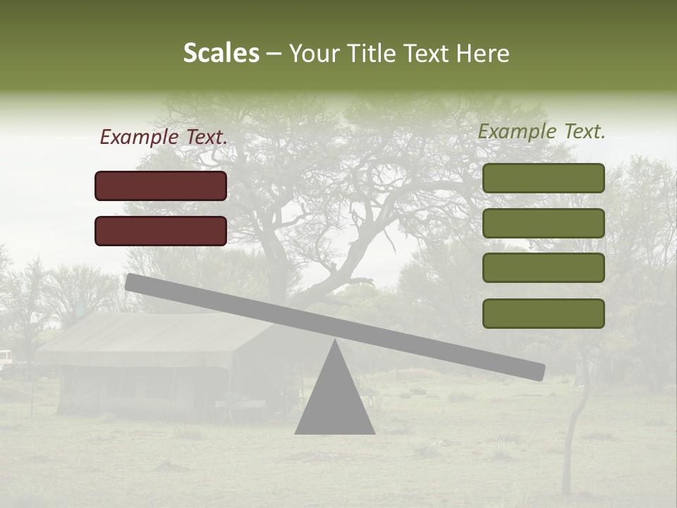 Trees Adventure Arid Climate PowerPoint Template