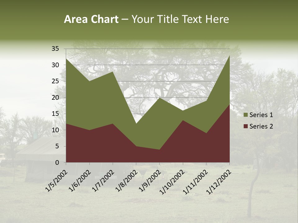 Trees Adventure Arid Climate PowerPoint Template