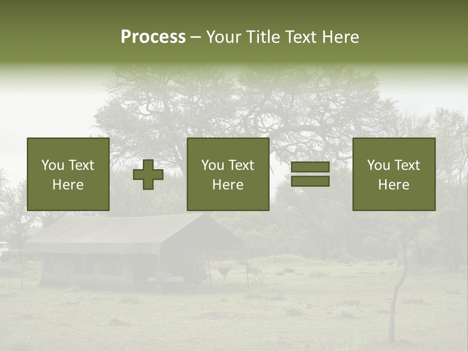 Trees Adventure Arid Climate PowerPoint Template