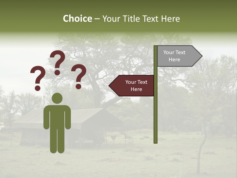 Trees Adventure Arid Climate PowerPoint Template