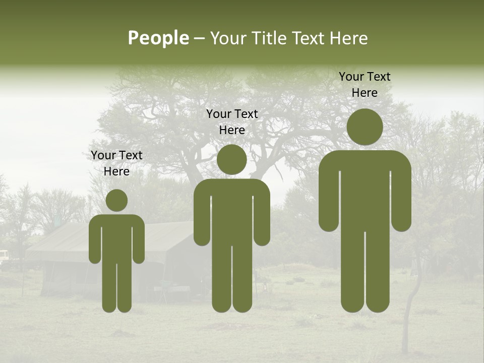 Trees Adventure Arid Climate PowerPoint Template