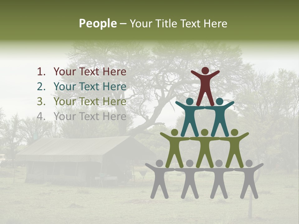 Trees Adventure Arid Climate PowerPoint Template