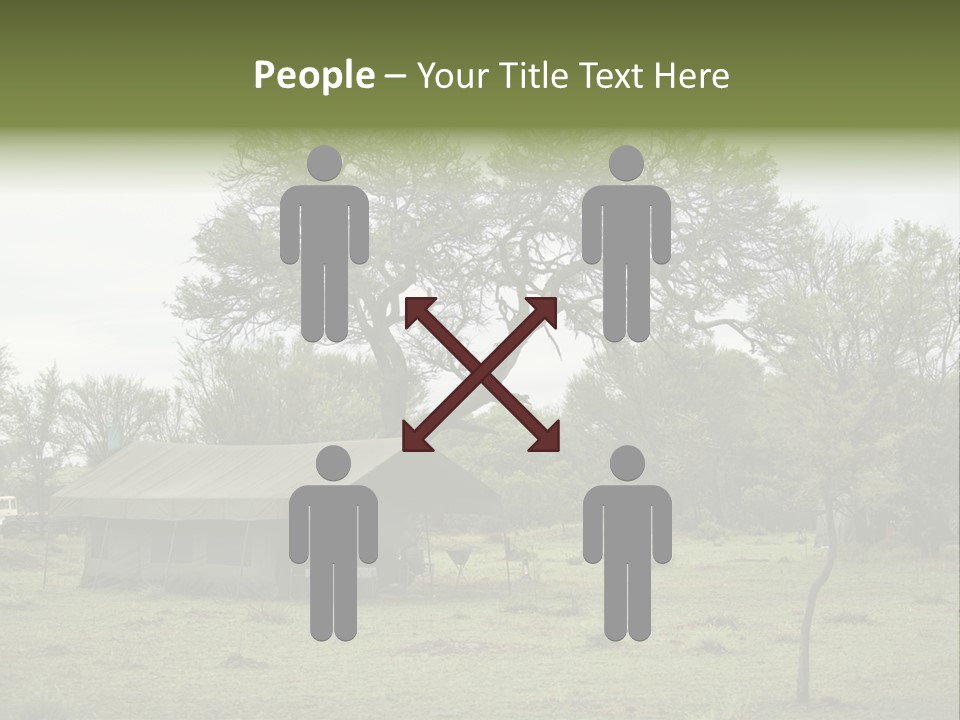 Trees Adventure Arid Climate PowerPoint Template