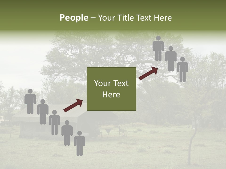 Trees Adventure Arid Climate PowerPoint Template