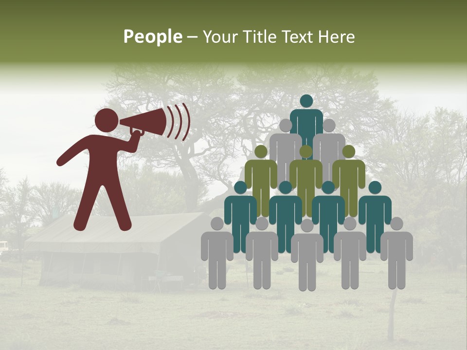 Trees Adventure Arid Climate PowerPoint Template