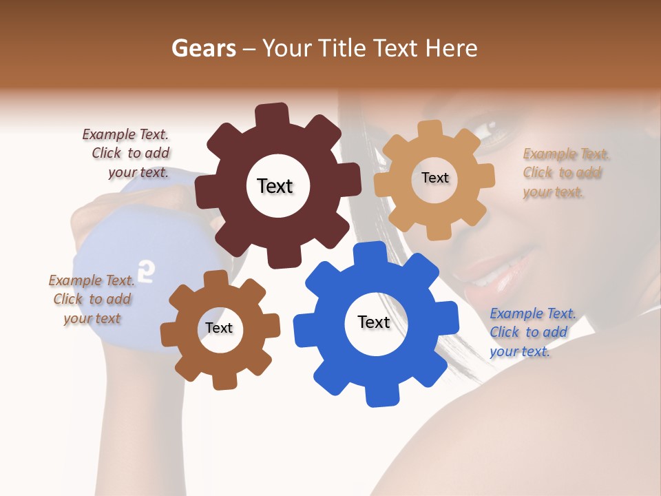 Exercising Joyful Space PowerPoint Template