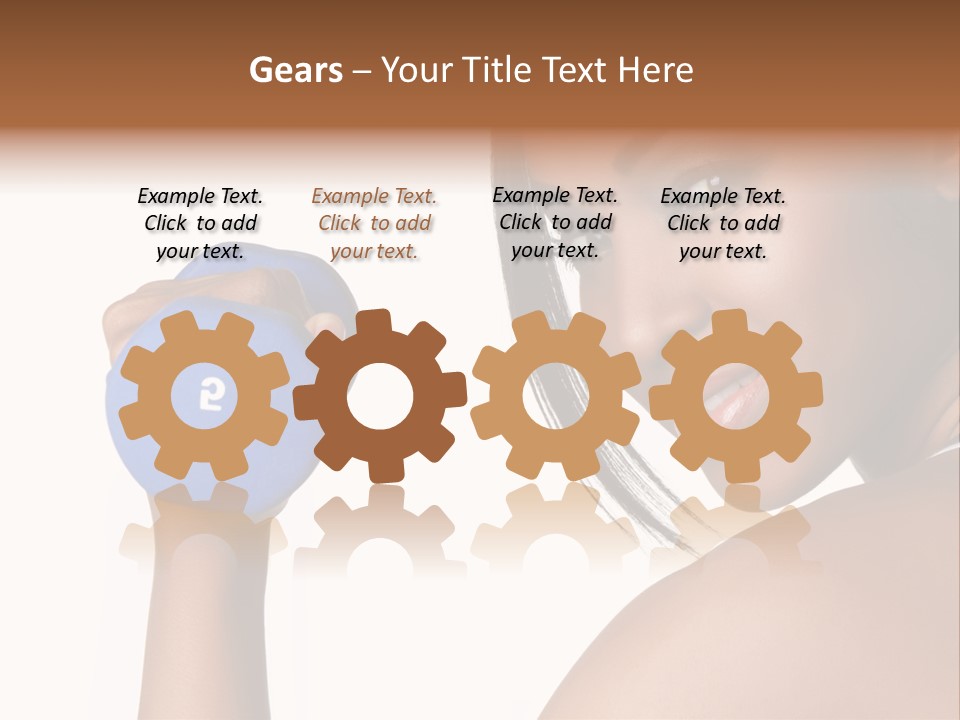 Exercising Joyful Space PowerPoint Template