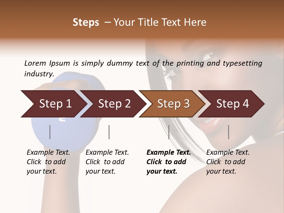 Exercising Joyful Space PowerPoint Template
