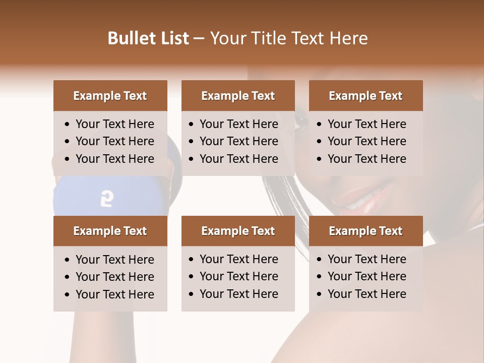 Exercising Joyful Space PowerPoint Template