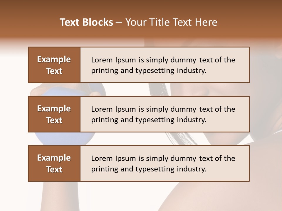 Exercising Joyful Space PowerPoint Template