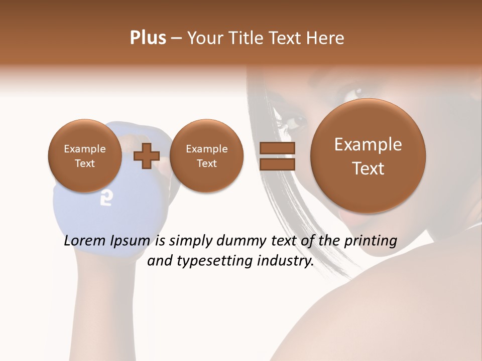 Exercising Joyful Space PowerPoint Template