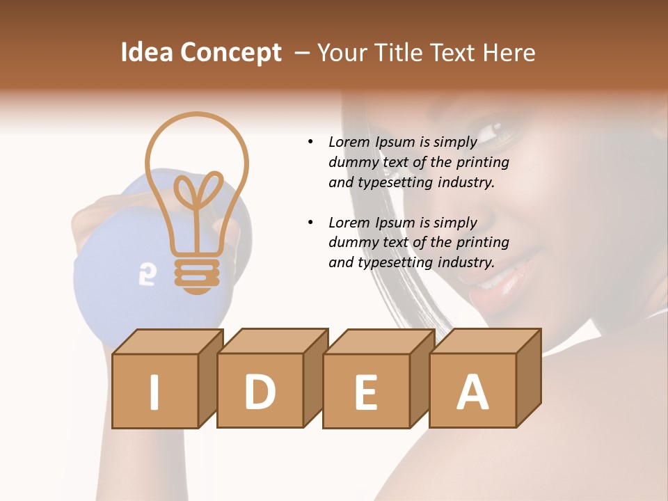 Exercising Joyful Space PowerPoint Template