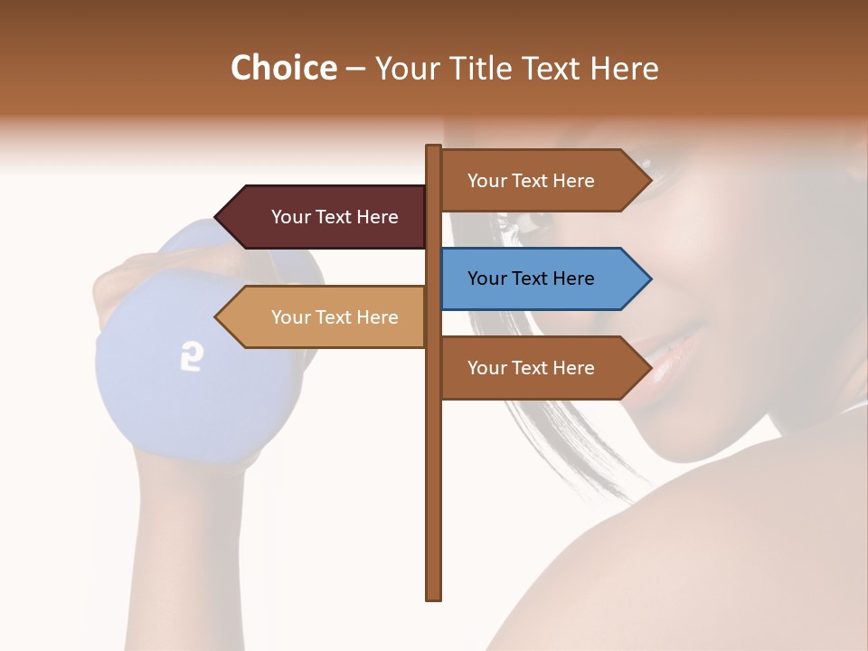 Exercising Joyful Space PowerPoint Template