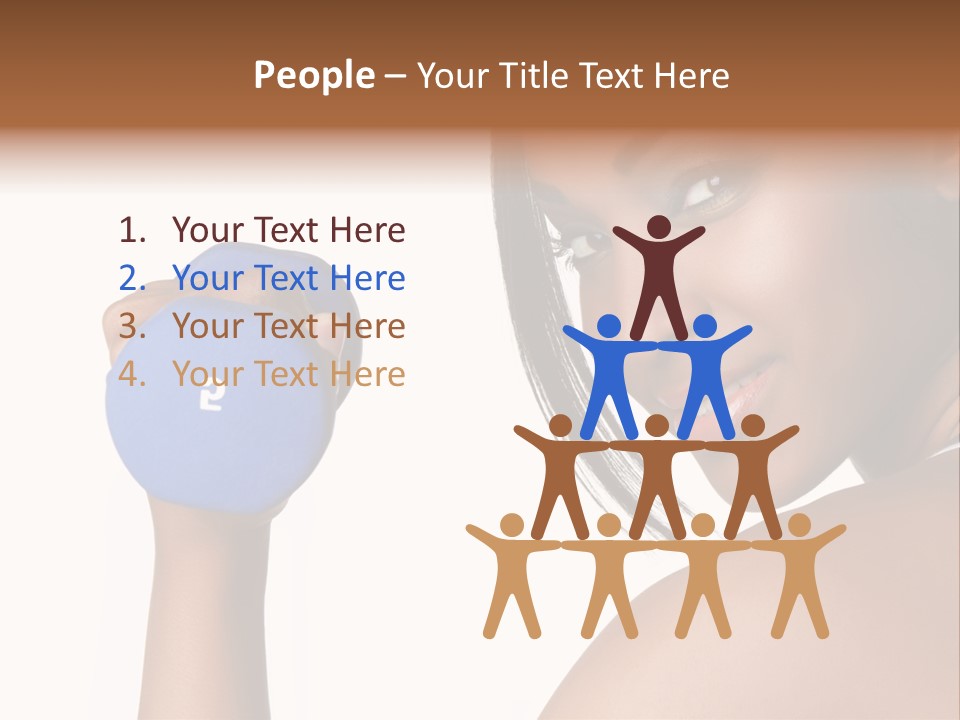 Exercising Joyful Space PowerPoint Template