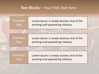 Herb Spoon Cooking PowerPoint Template