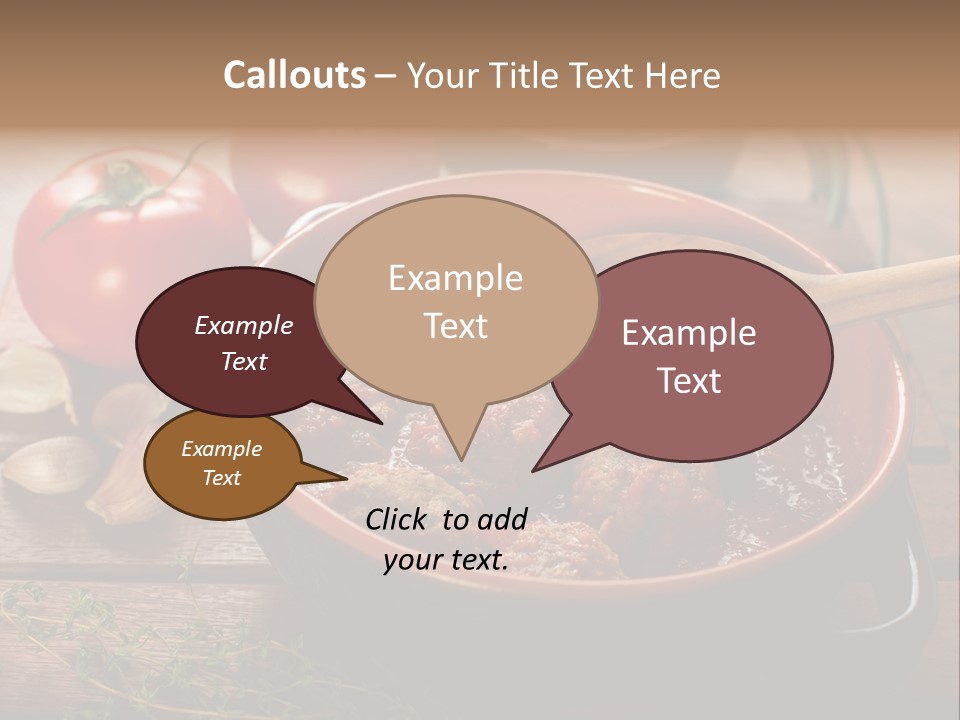 Herb Spoon Cooking PowerPoint Template