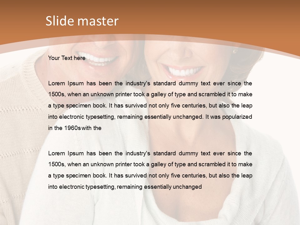 Maturity Teeth Family PowerPoint Template