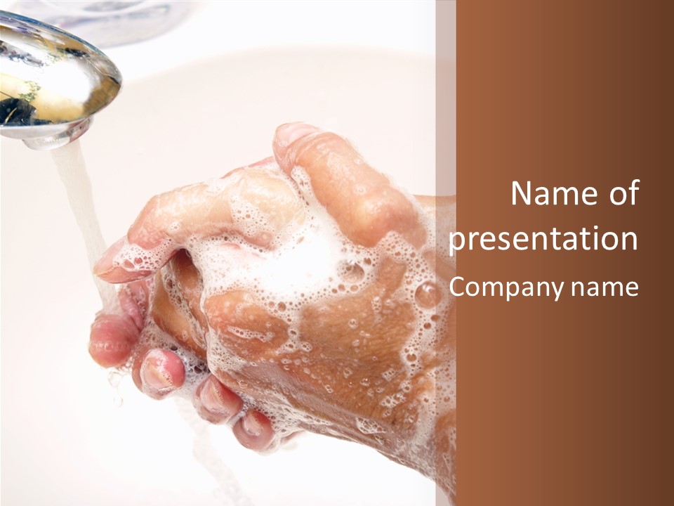 Foaming Foam Hygiene PowerPoint Template