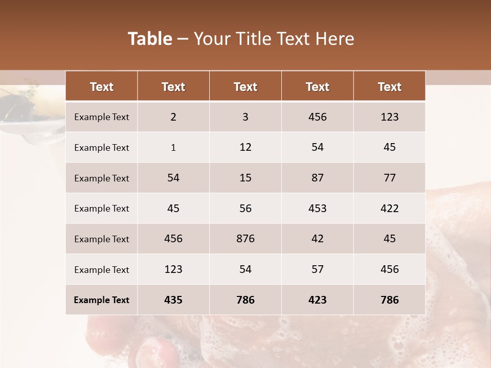 Foaming Foam Hygiene PowerPoint Template