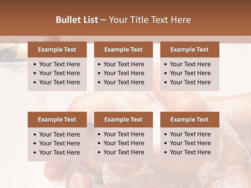 Foaming Foam Hygiene PowerPoint Template