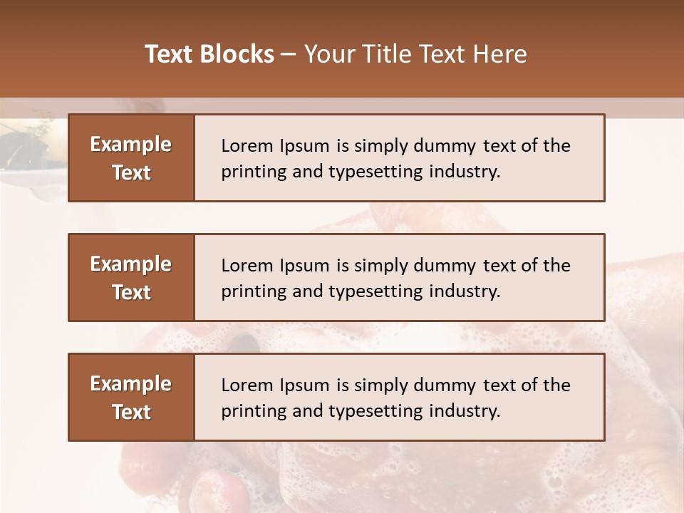 Foaming Foam Hygiene PowerPoint Template