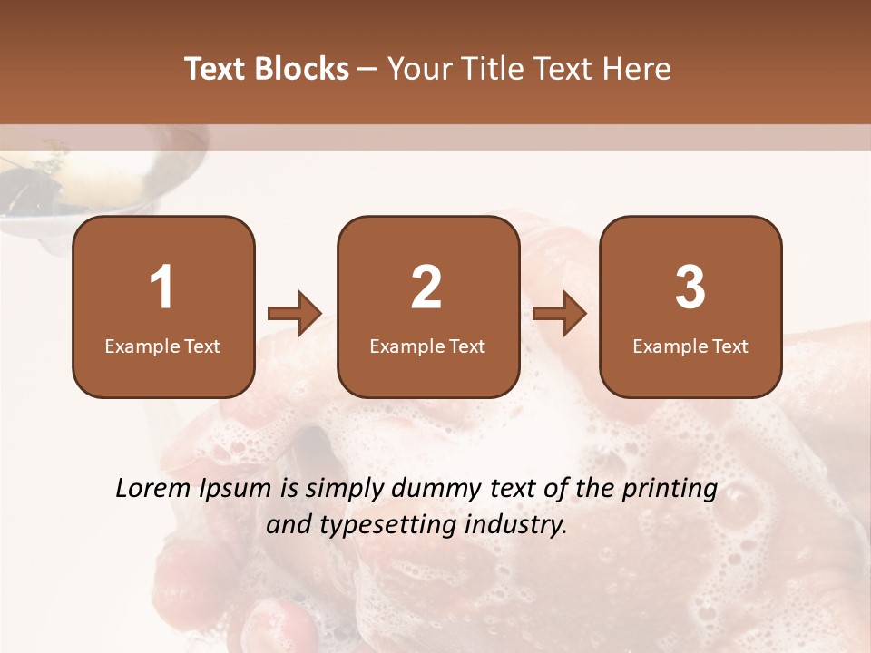 Foaming Foam Hygiene PowerPoint Template