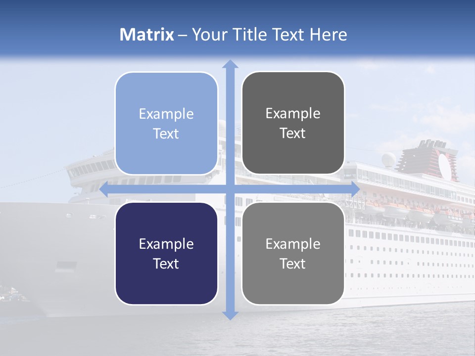 Nautical Ship Sightseeing PowerPoint Template