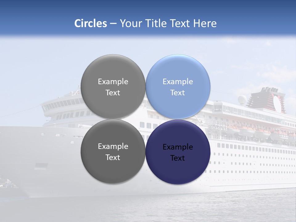 Nautical Ship Sightseeing PowerPoint Template