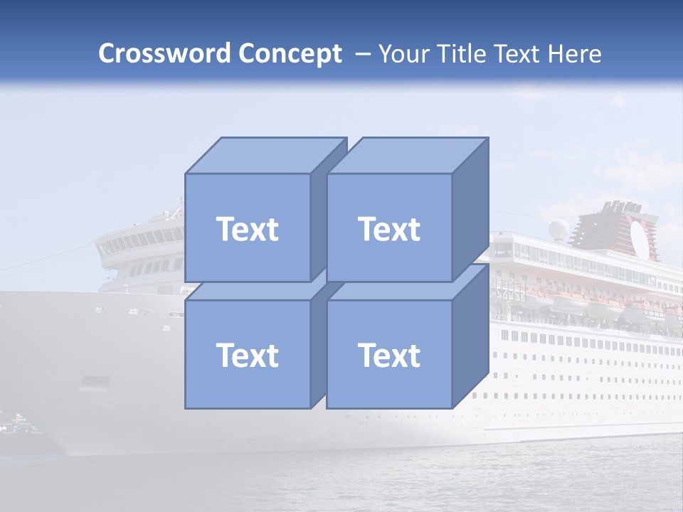 Nautical Ship Sightseeing PowerPoint Template