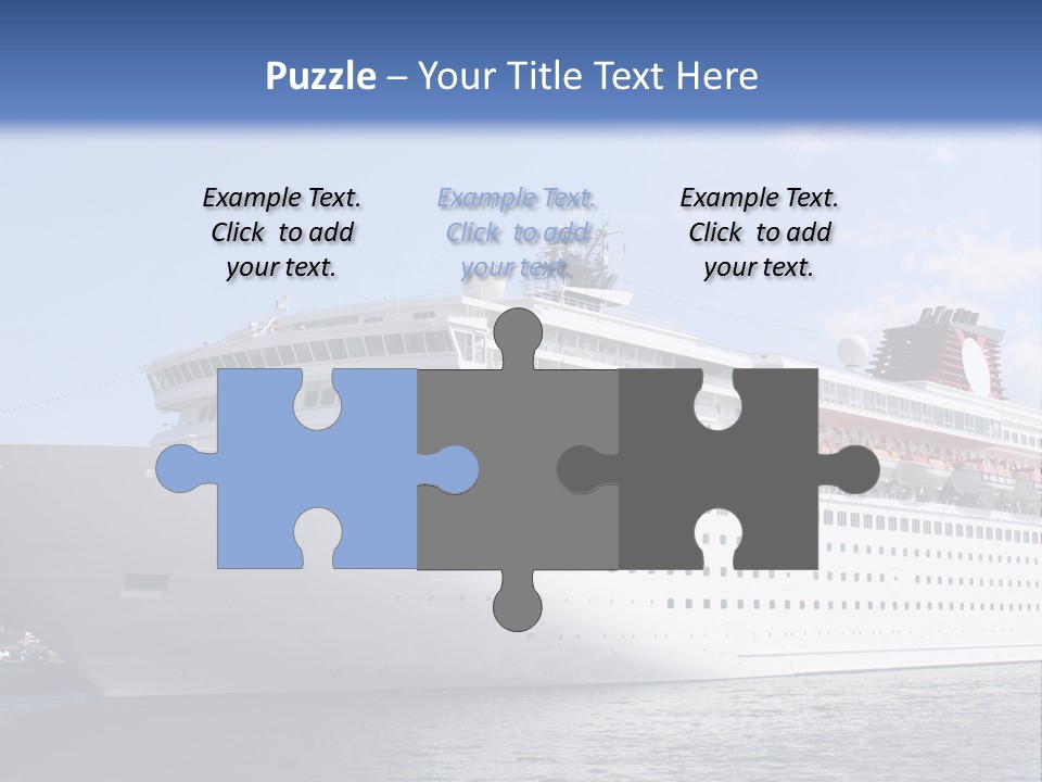 Nautical Ship Sightseeing PowerPoint Template