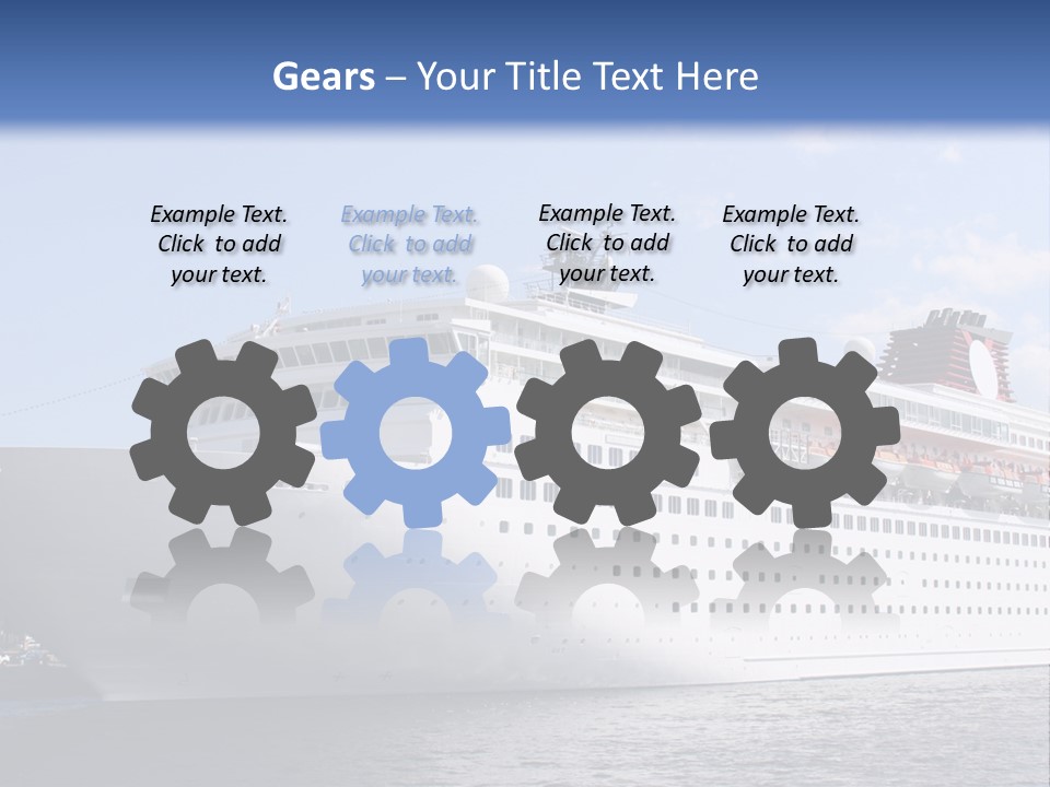 Nautical Ship Sightseeing PowerPoint Template