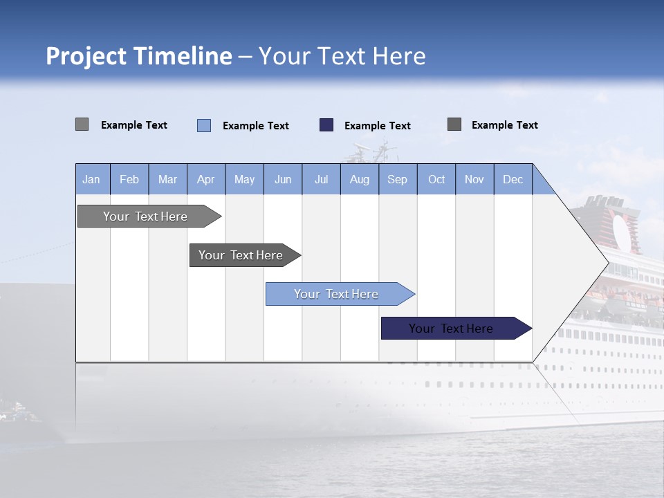 Nautical Ship Sightseeing PowerPoint Template