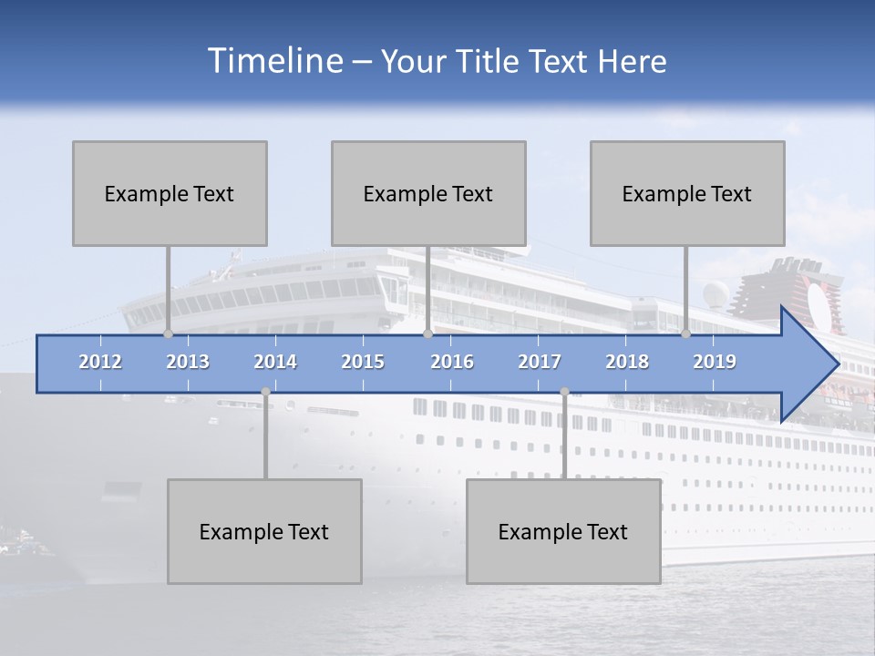 Nautical Ship Sightseeing PowerPoint Template