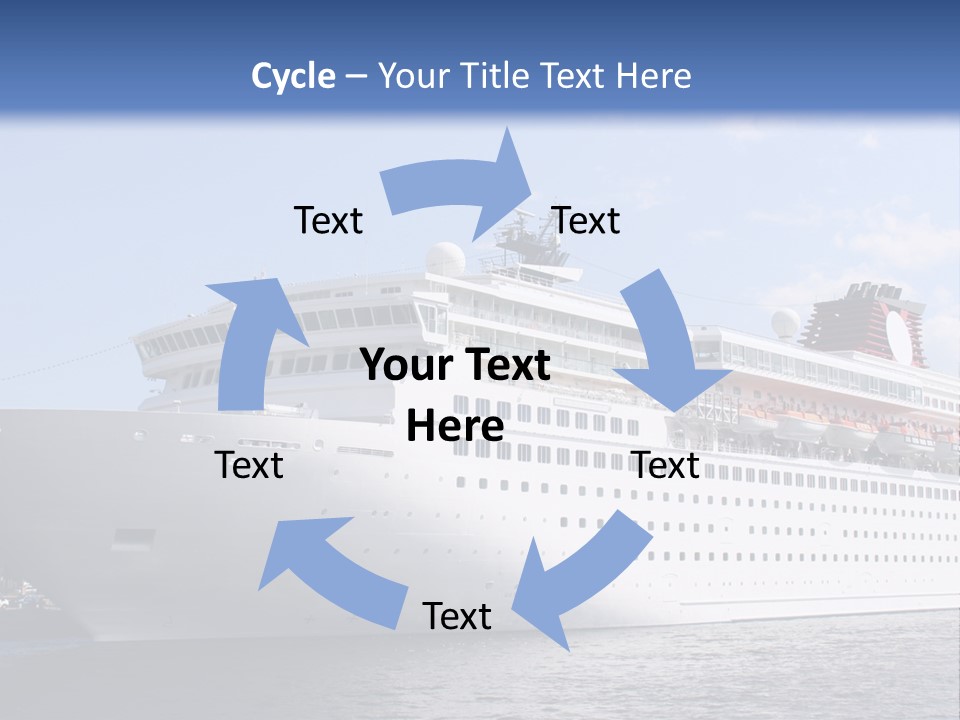 Nautical Ship Sightseeing PowerPoint Template
