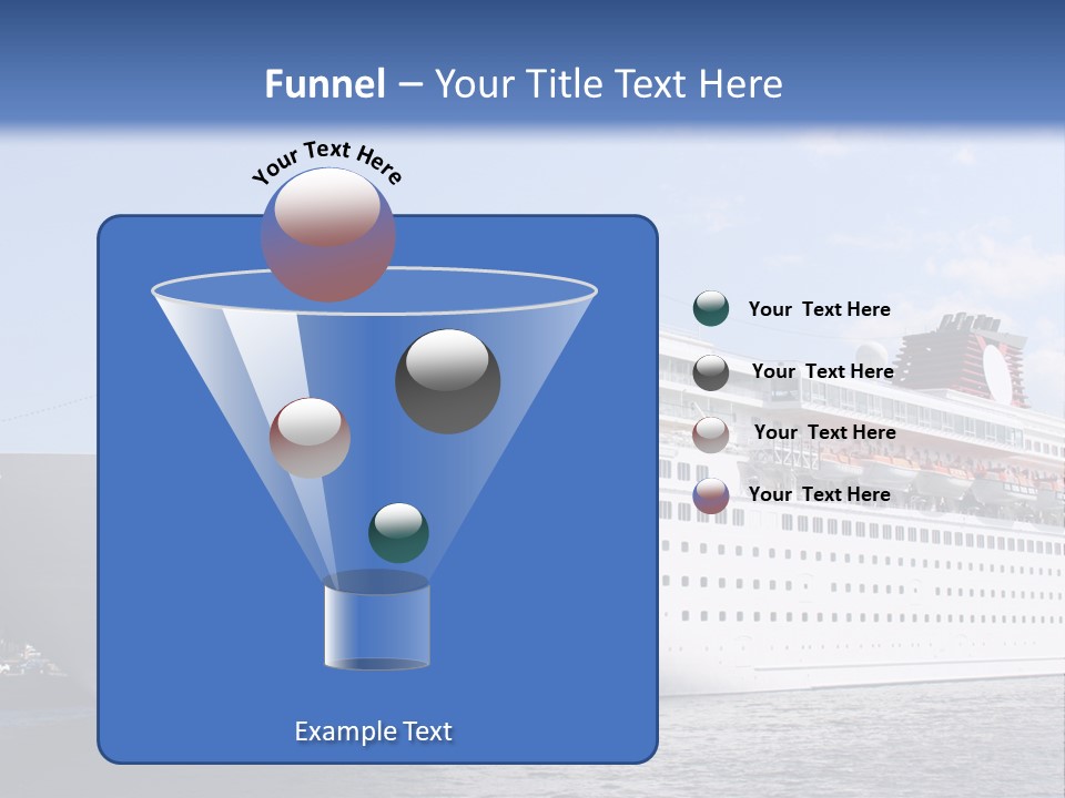 Nautical Ship Sightseeing PowerPoint Template