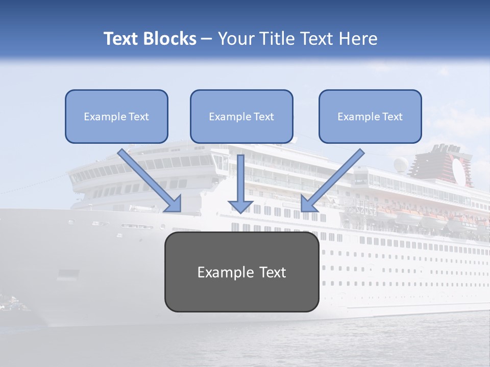 Nautical Ship Sightseeing PowerPoint Template