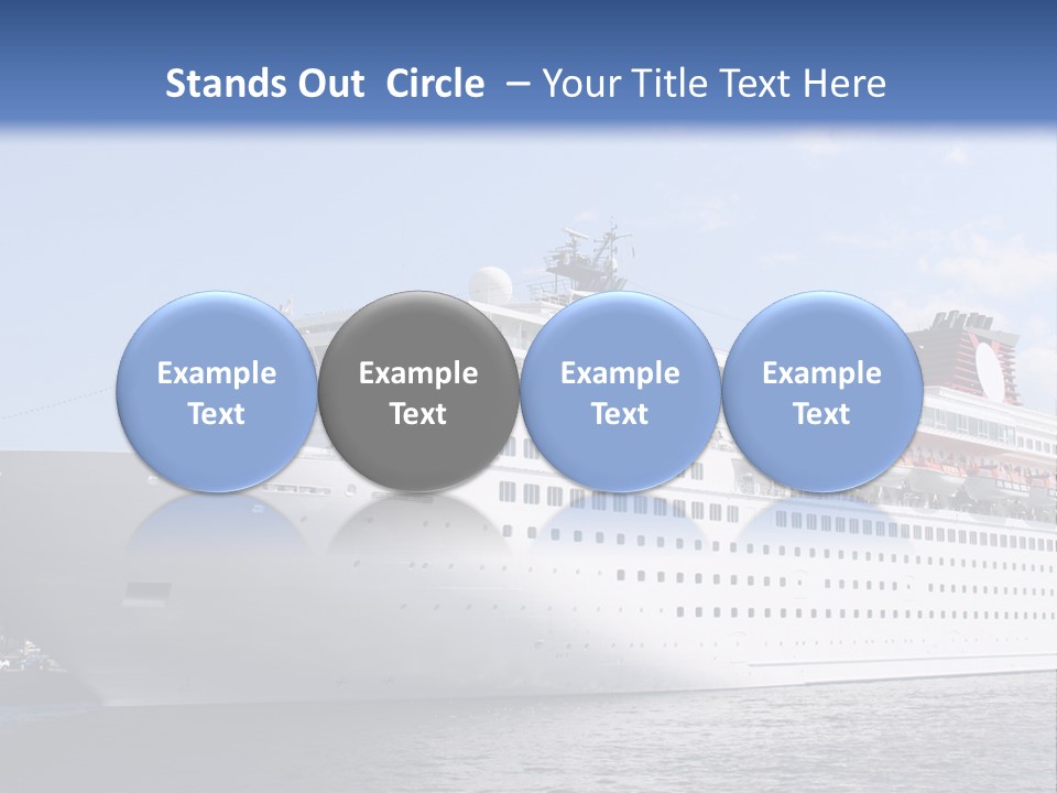 Nautical Ship Sightseeing PowerPoint Template