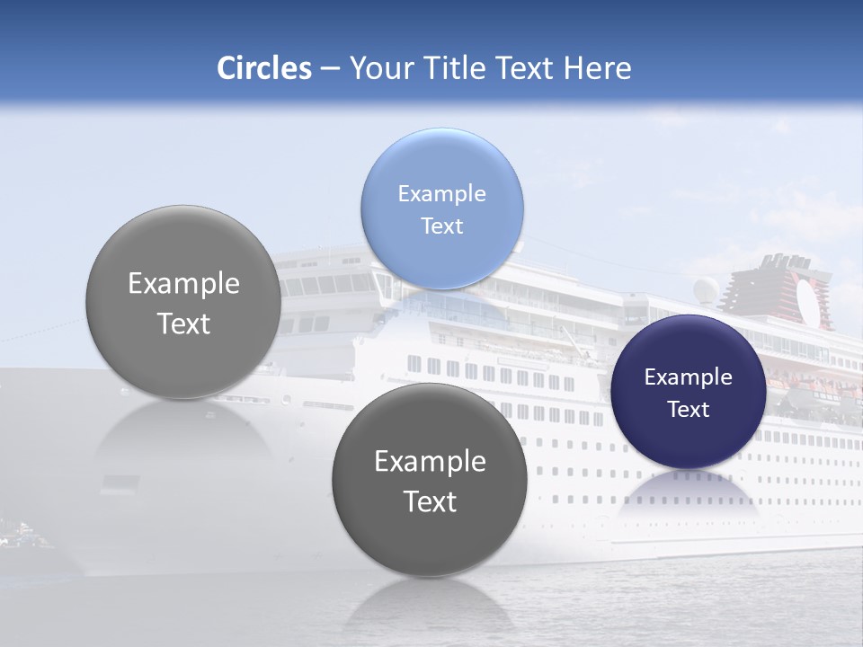Nautical Ship Sightseeing PowerPoint Template