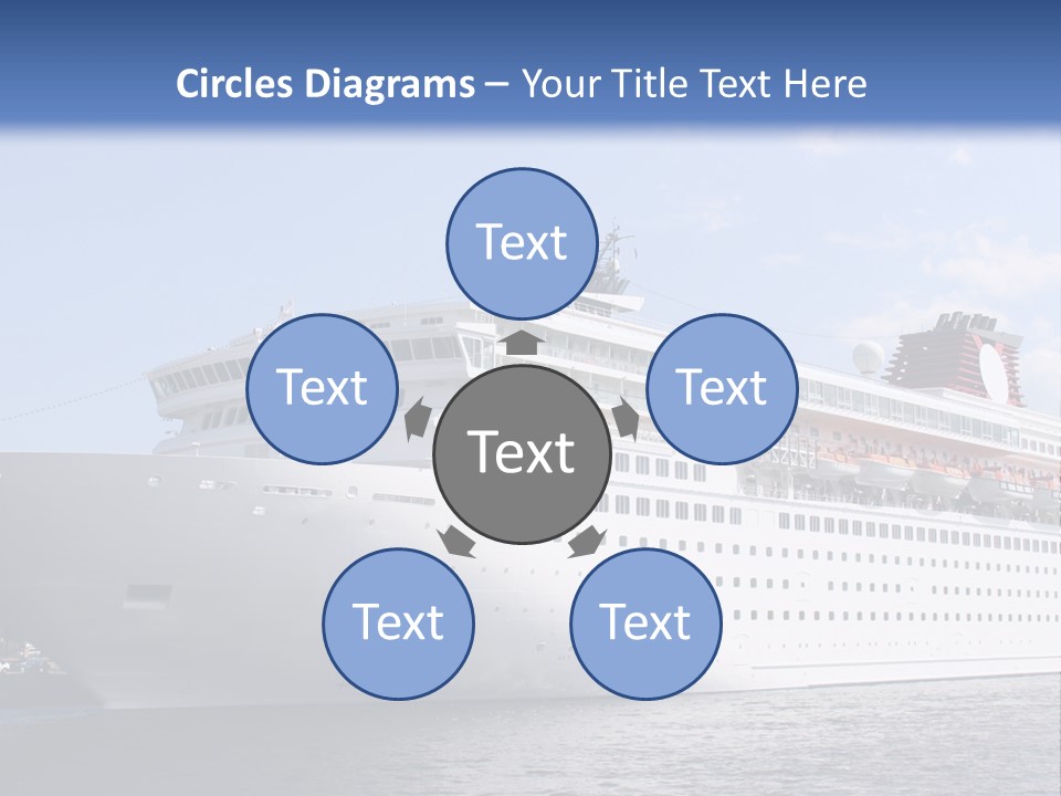 Nautical Ship Sightseeing PowerPoint Template