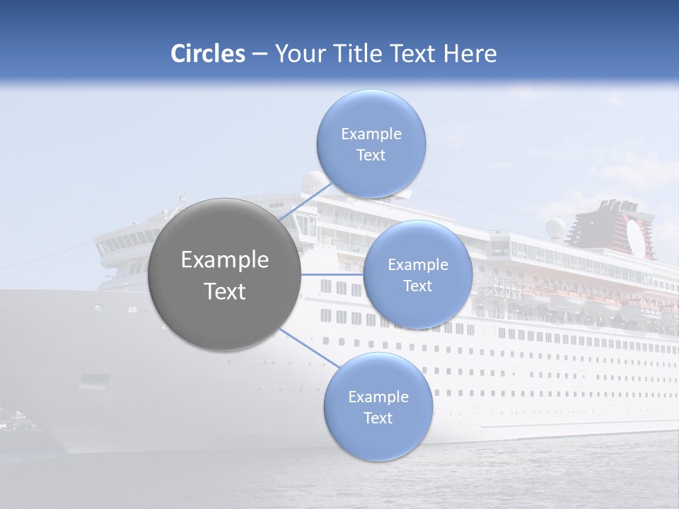 Nautical Ship Sightseeing PowerPoint Template