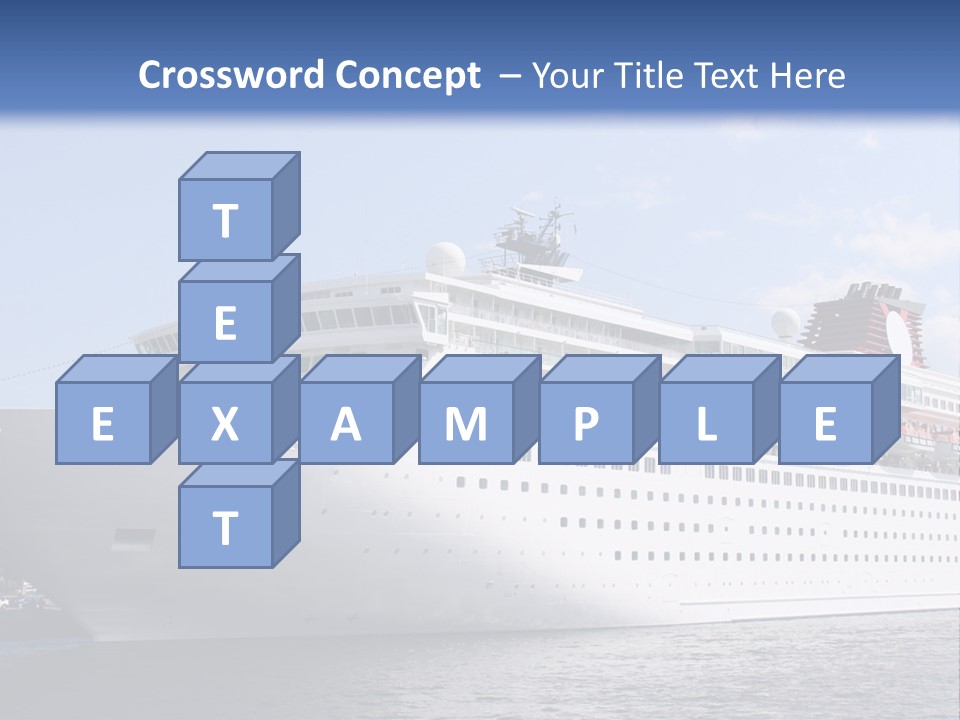 Nautical Ship Sightseeing PowerPoint Template